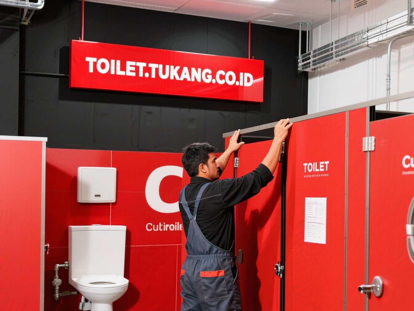 Jual Pasang Cubicle Toilet Partisi Toilet Umum 4